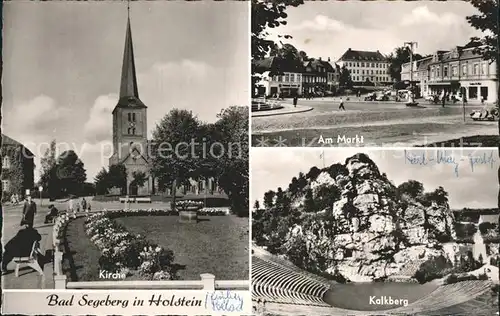 Bad Segeberg Kalkberg Markt Kirche Kat. Bad Segeberg