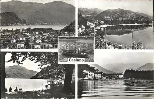 Caslano See Stadtansicht Kat. Caslano