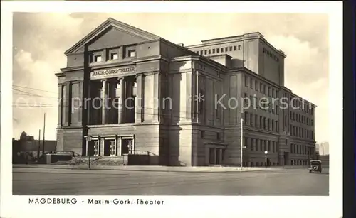Magdeburg Maxim  Gorki  Theater Kat. Magdeburg