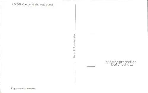Sion VS Vue generale cote ouest Kat. Sion
