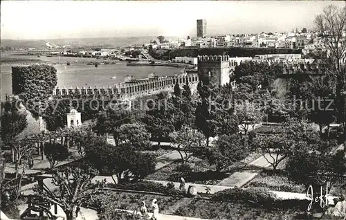 Rabat Marokko Jardins des Oudaia Boureghreb Kat. Marocco