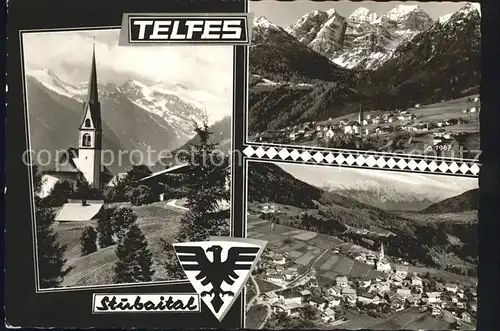 Telfes Stubai Kirche Teilansicht  Kat. Telfes im Stubai