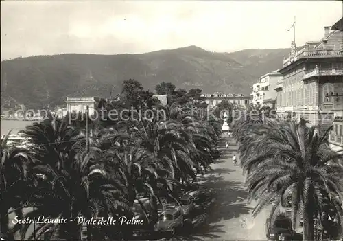 Sestri Levante Palmenallee Kat. Sestri Levante