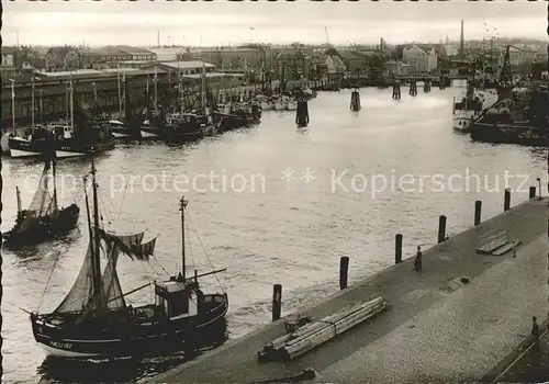 Cuxhaven Nordseebad Fischereihafen Kat. Cuxhaven