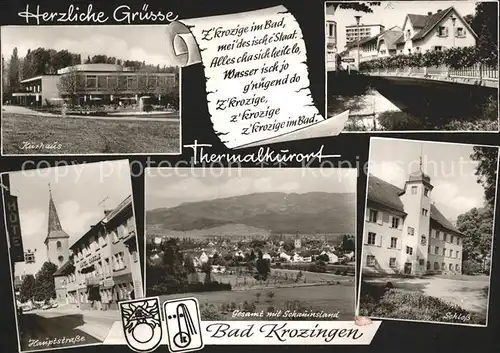 Bad Krozingen Schloss Hauptstrasse Kurhaus Kat. Bad Krozingen