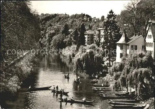 Tuebingen Am Neckar mit Hoelderlinturm Kat. Tuebingen