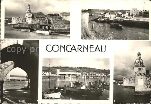 Concarneau Finistere Entree de la Ville Close Nouvelle Criee Kat. Concarneau