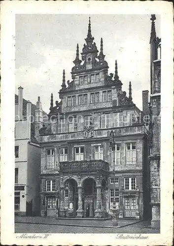 Muenster Westfalen Stadtweinhaus Kat. Muenster