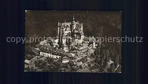 Lauenstein Oberfranken Burg Lauenstein Fliegeraufnahme Kat. Ludwigsstadt