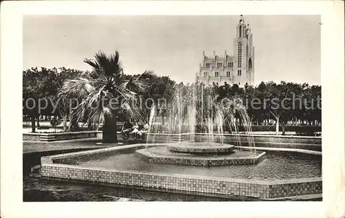 Casablanca Fontaine et jardins de la Region Civile Kat. Casablanca