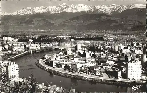 Grenoble Isere Ile Verte et la Chaine de Belledonne Kat. Grenoble