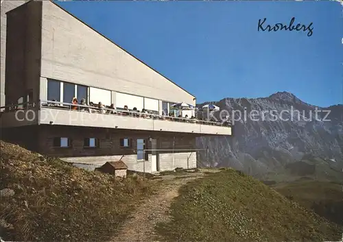 Kronberg Saentis Berggasthaus mit Saentis Kat. Kronberg