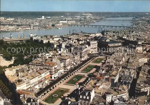 Bordeaux Vue panoramique les allees de Tournay et le Grand Theatre Kat. Bordeaux