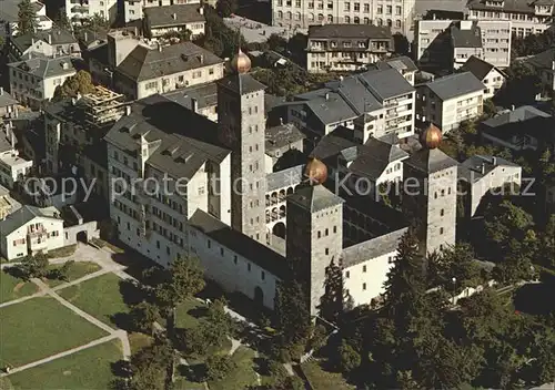 Brig Stockalperschloss Fliegeraufnahme Kat. Brig