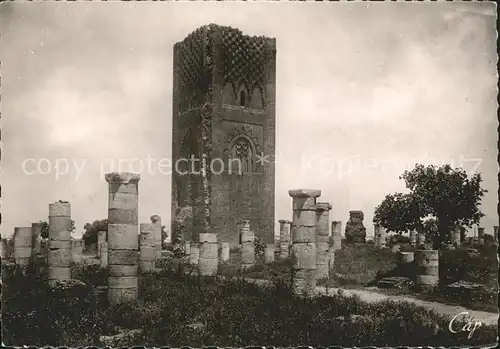Rabat Marokko Ruines de la Tour Hassan Kat. Marocco