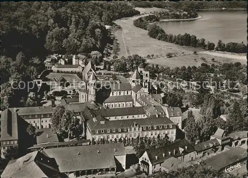 Maria Laach Glees Abtei Fliegeraufnahme / Glees /Ahrweiler LKR