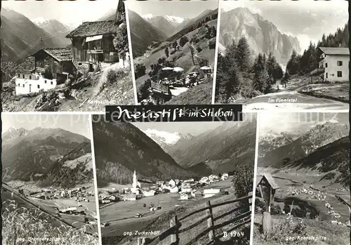 Neustift Stubaital Tirol Kartnallhof Pinnistal Brennerspitze Zuckerhuetl Kesselspitze Kat. Neustift im Stubaital