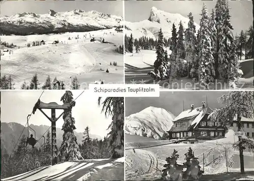 Tauplitzalm Skipisten Sessellift Kat. Tauplitz Steirisches Salzkammergut