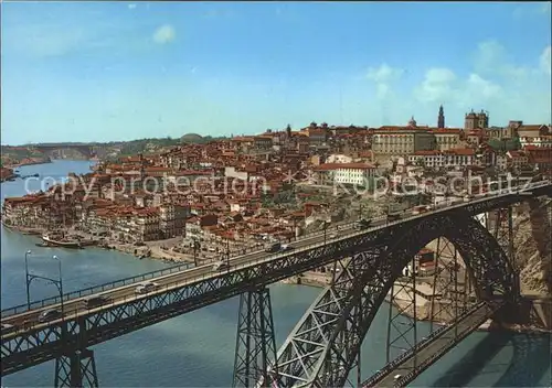 Porto Portugal Vista parcial e Ponte Dom Luiz Kat. Porto