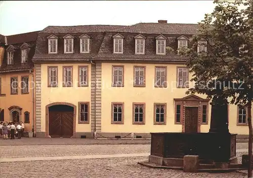 Weimar Thueringen Goethehaus am Frauenplan Brunnen Kat. Weimar