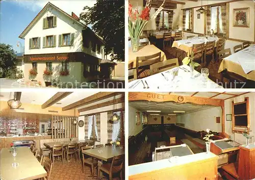 Laupen ZH Speiserestaurant Sonne Kegelbahn Kat. Laupen ZH