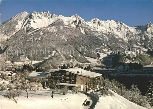 Buerserberg Vorarlberg Hotel Taleu im Winter Alpenpanorama Kat. Buerserberg