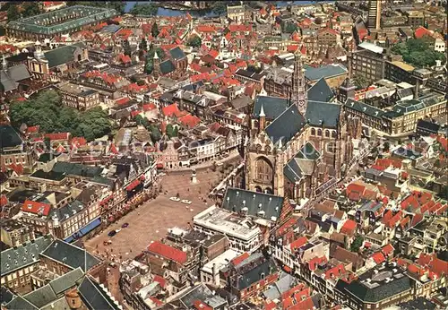 Haarlem Grote of St Bavokerk Luchtopname Kat. Haarlem