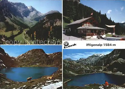Lenk Simmental Iffigenalp Bergsee Alpenpanorama Kat. Lenk Simmental