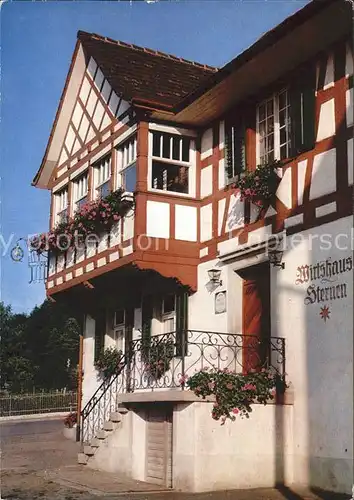 Flaach Wirtshaus Sternen Kat. Flaach