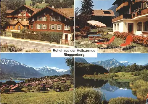 Ringgenberg Ruhehaus der Heilsarmee Brienzersee Alpenpanorama Kat. Ringgenberg