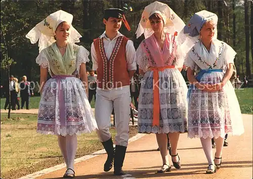 Luebbenau Spreewald Spreewaelder Festtrachten Kat. Luebbenau