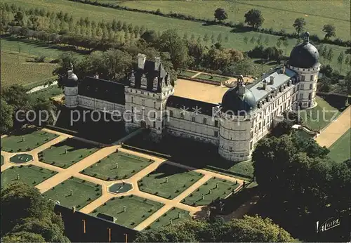 Valencay Chateau vue aerienne Collection Les merveilles du Val de Loire Kat. Valencay