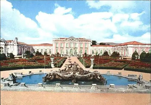 Queluz Palacio Nacional Lago de Anfitrite Jardim de Neptuno Kat. Queluz