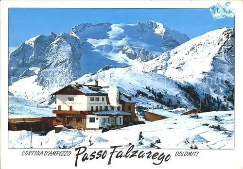 Cortina d Ampezzo Passo Falzarego Wintersportplatz Dolomiten Bergrestaurant Kat. Cortina d Ampezzo