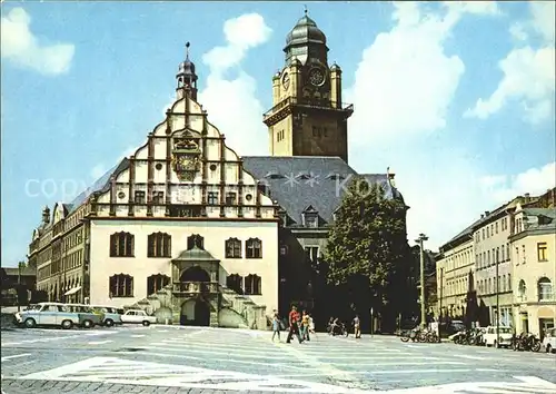 Plauen Vogtland Rathaus am Altmarkt Kat. Plauen