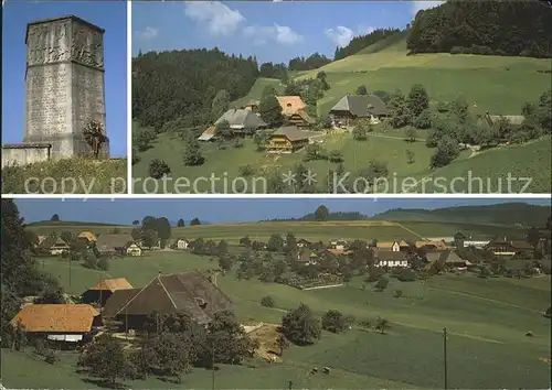 Affoltern Emmental Lueg Denkmal Dorfansicht Kat. Affoltern Emmental