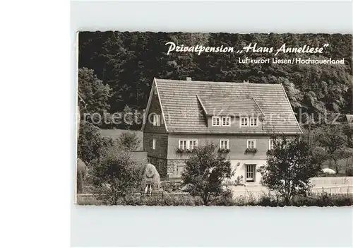 Liesen Privatpension Haus Anneliese  Kat. Hallenberg