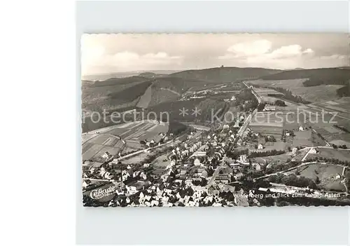 Winterberg Hochsauerland Fliegeraufnahme Kahlen Asten Kat. Winterberg