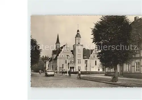 Coswig Anhalt Ernst Thaelmann Strasse Rathaus  Kat. Coswig Anhalt