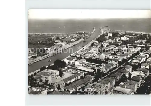 Rimini Porto Canale molo visti dall alto Kat. Rimini