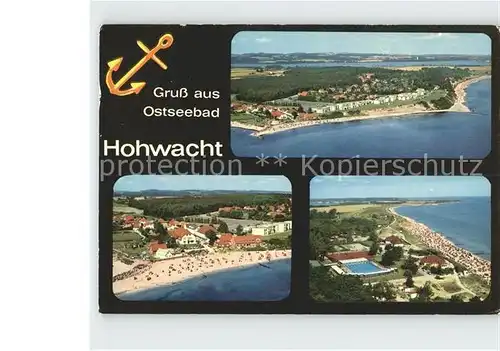 Hohwacht Ostseebad Fliegeraufnahme Strand Schwimmbad 