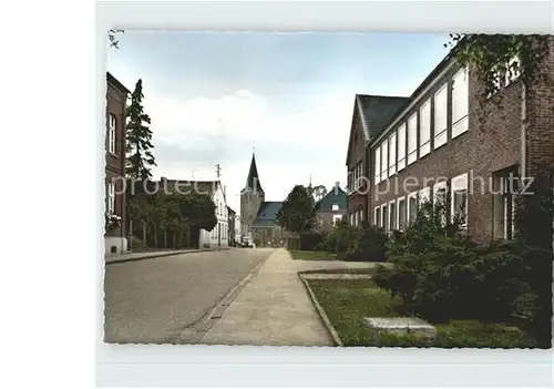 Niederkruechten Dr. Lindemann Strasse Schule Kirche  Kat. Niederkruechten