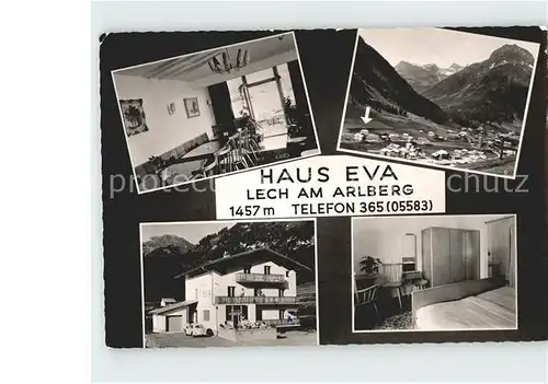 Lech Vorarlberg Haus Eva  Kat. Lech