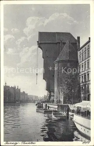 Danzig Westpreussen Krantor  Kat. Gdansk