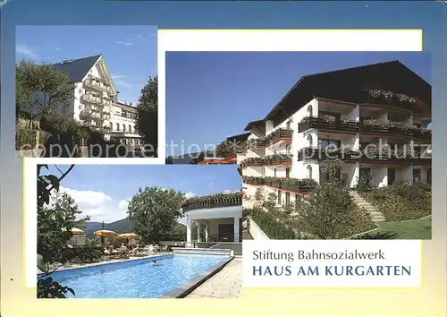 Baiersbronn Schwarzwald Stiftung Bahnsozialwerk Haus am Kurgarten  Kat. Baiersbronn