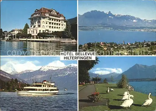 Hilterfingen Thunersee Hotel Bellevue Schwan Faehre  / Hilterfingen /Bz. Thun
