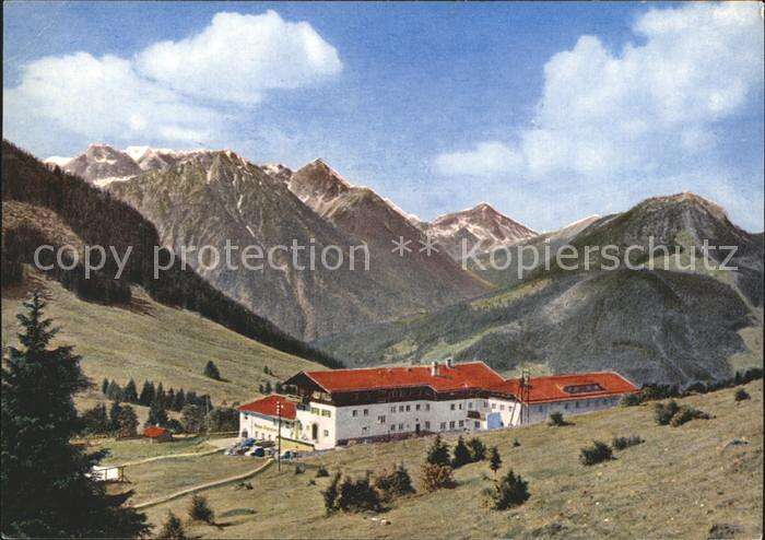 Ak Ansichtskarte Oberjoch Haus Petra Kat Bad Hindelang Nr