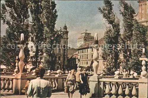 Ljubljana Tromostovje Kat. Ljubljana