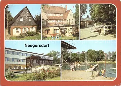 Neugersdorf Sachsen Umgebindehaus Jugendherberge Albert Funk Spreequelle  Kat. Neugersdorf Sachsen