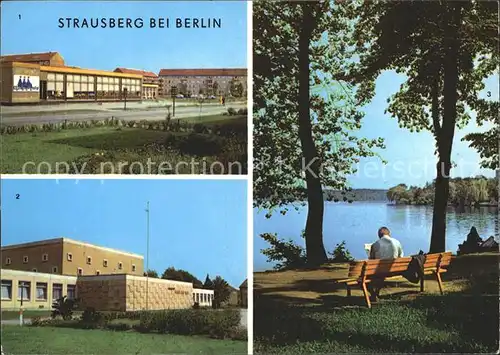 Strausberg Brandenburg Kaufhalle Klub am See Straussee  Kat. Strausberg